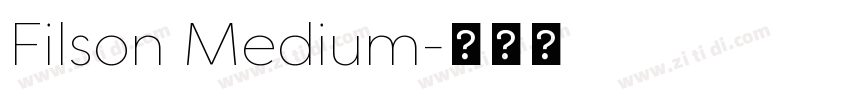 Filson Medium字体转换